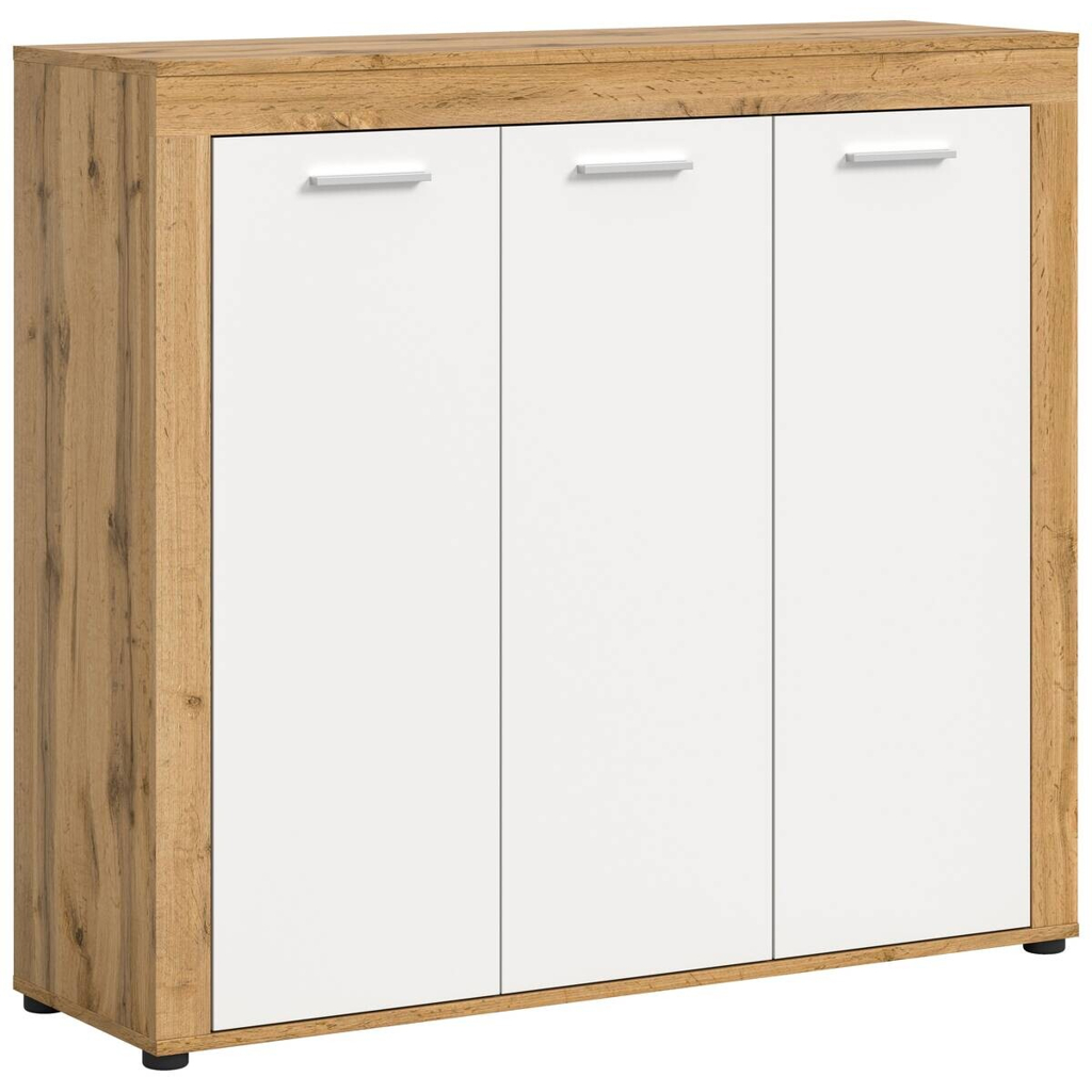 Schuhschrank JAM Eiche Wotan Nachbildung weiß