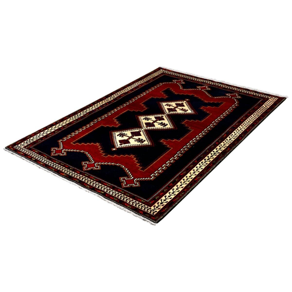 PersaTepp Teppich Afshar blau B/H/L: ca. 159x1x233 cm