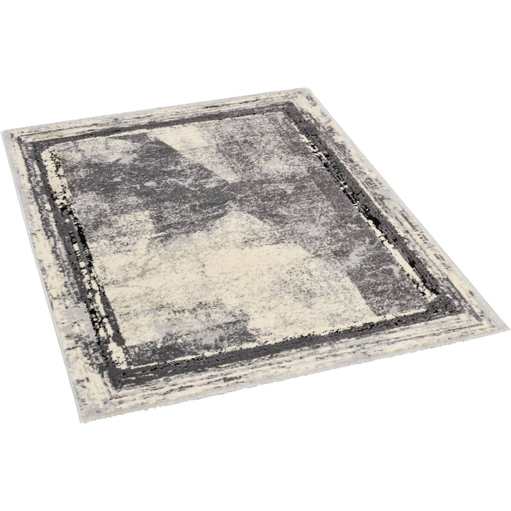 Webteppich Luciano grau B/L: ca. 80x150 cm