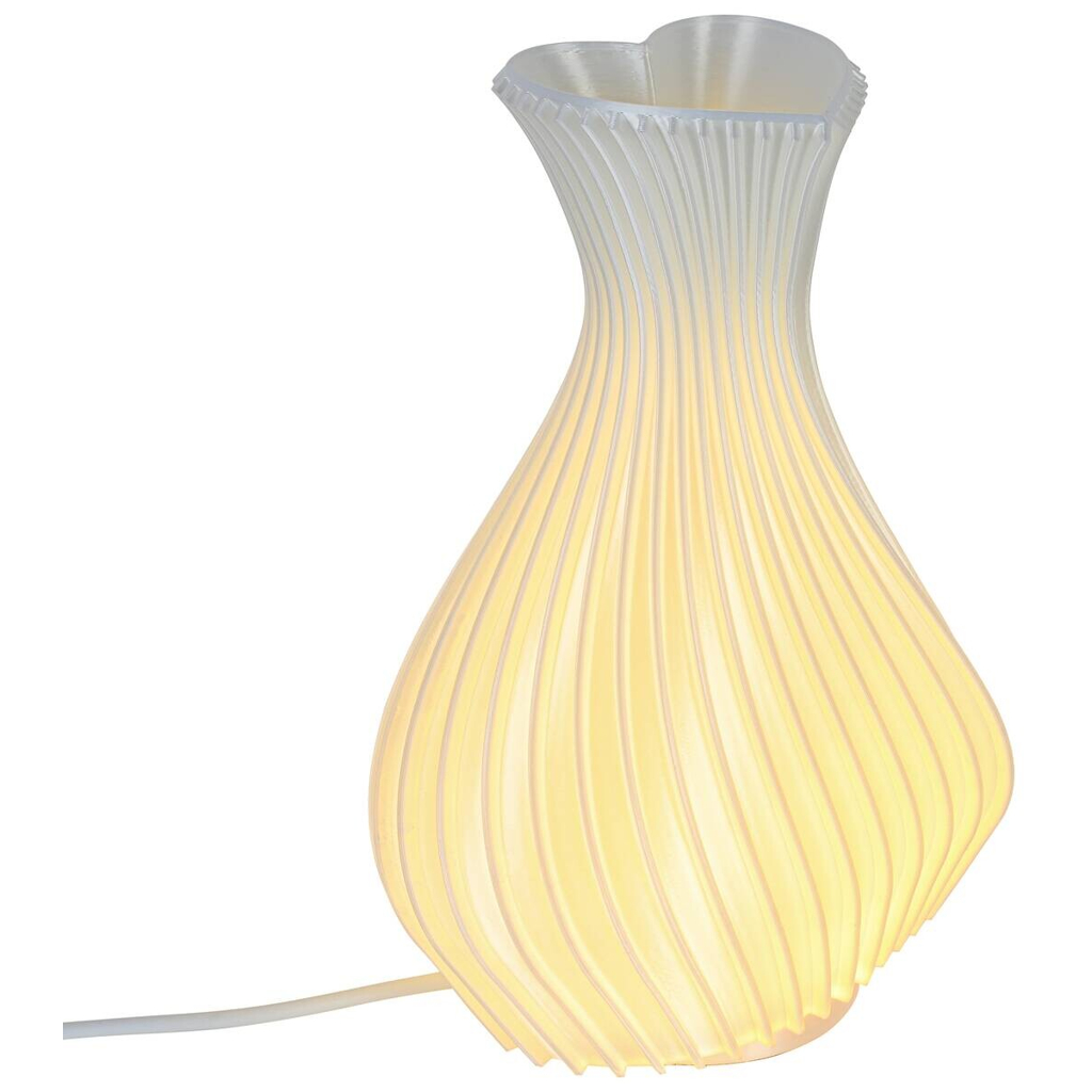 Nolo LED-Tischleuchte Ariane weiß B/H/T: ca. 11,4x11,4x18,5 cm