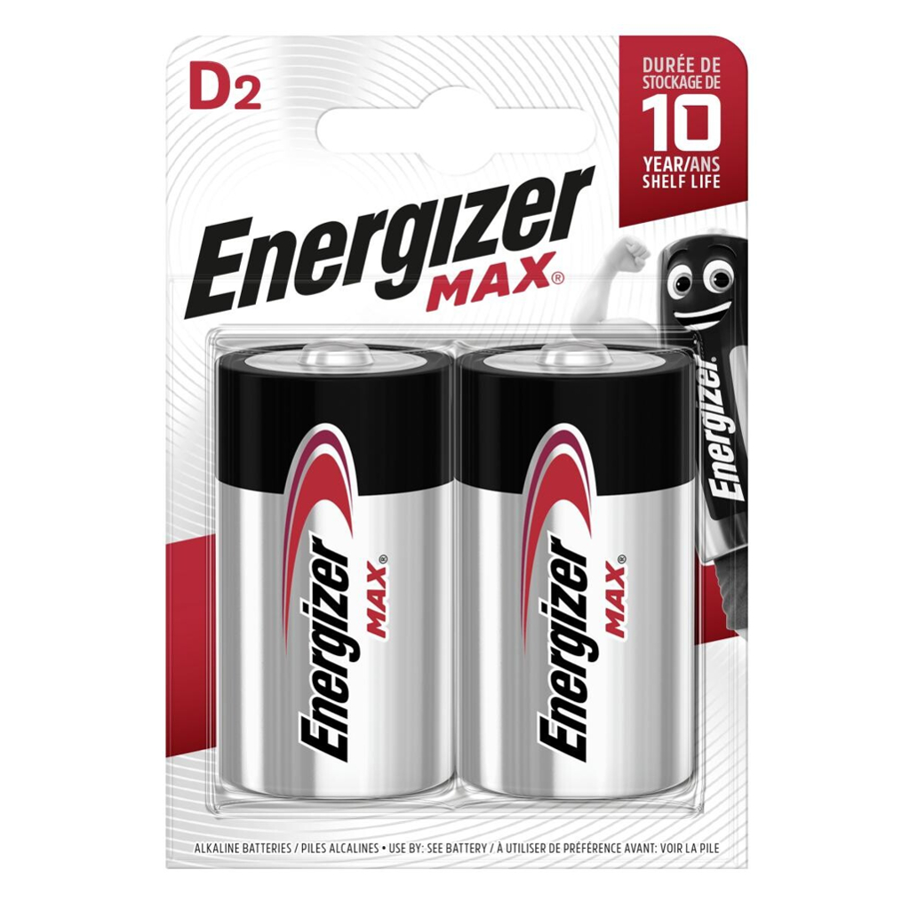 Energizer Batterie Max D/Mono (LR20) 2er Pack