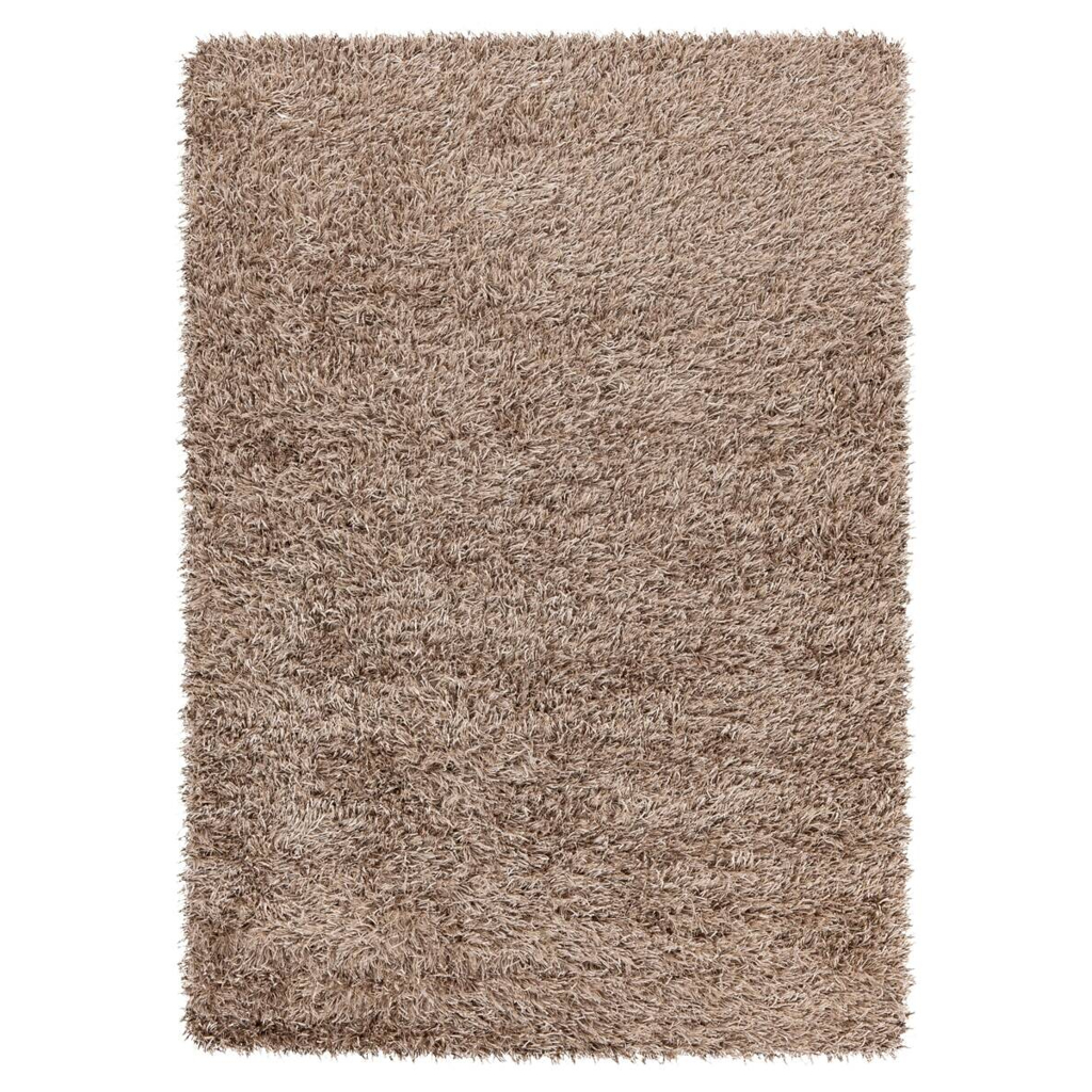 Arte Espina Hochflorteppich Beat 8102 Weiß / Taupe taupe B/L: ca. 120x180 cm