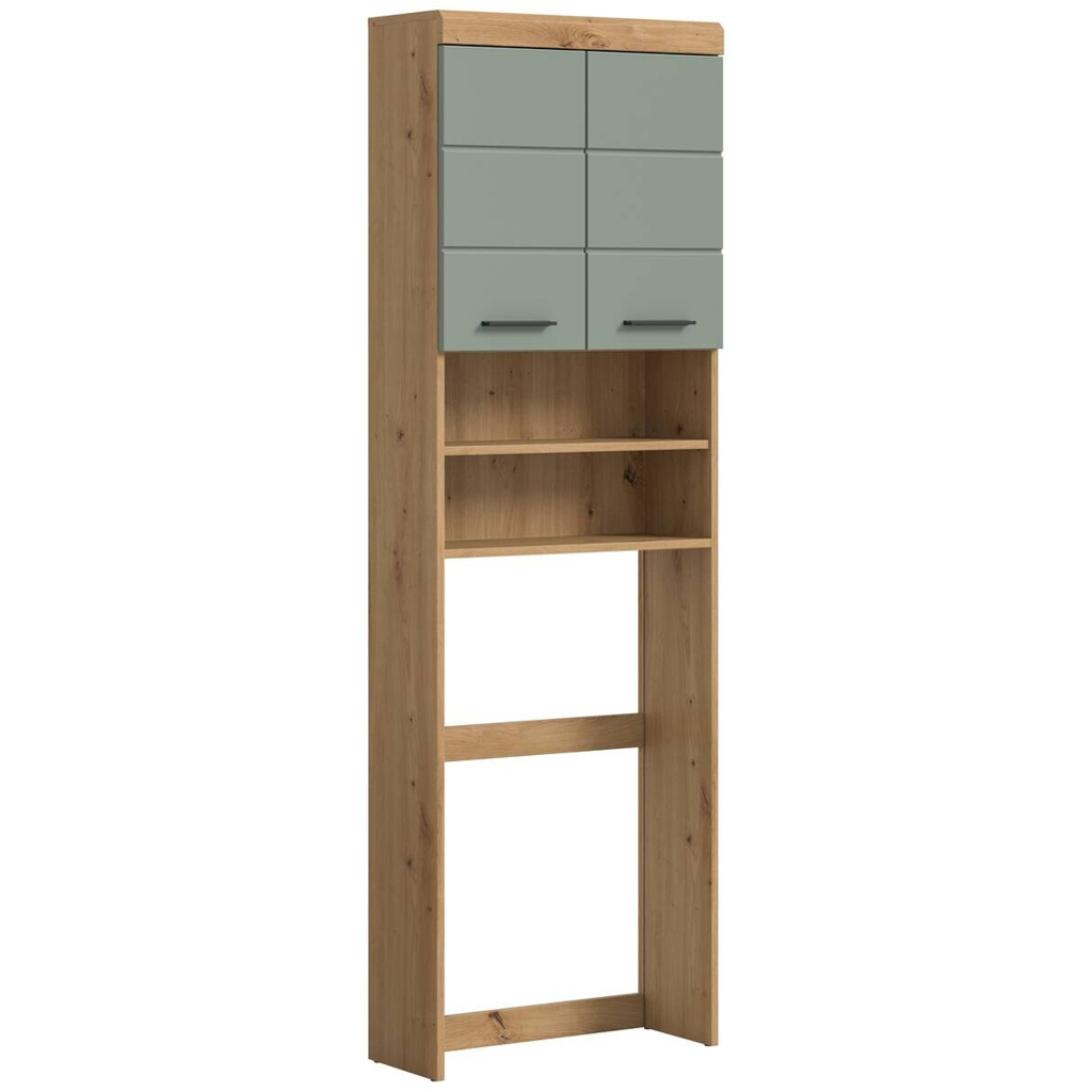 Waschmaschinenumbauschrank Scout Eiche Artisan Nachbildung salbei Nachbildung B/H/T: ca. 63x191x24 cm