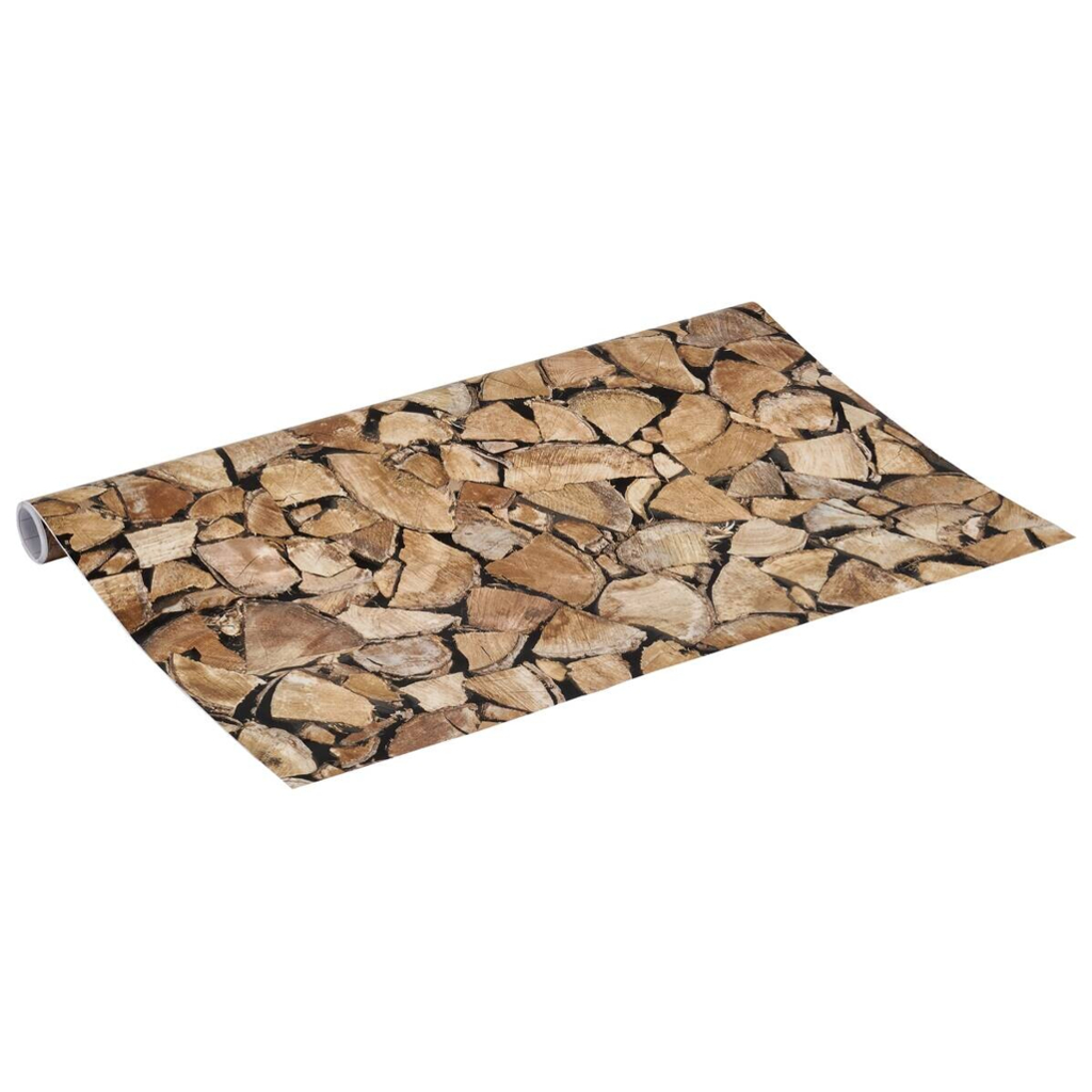 d-c-fix Dekofolie Feuerholz Feuerholz Feuerholz braun B/L: ca. 45x200 cm