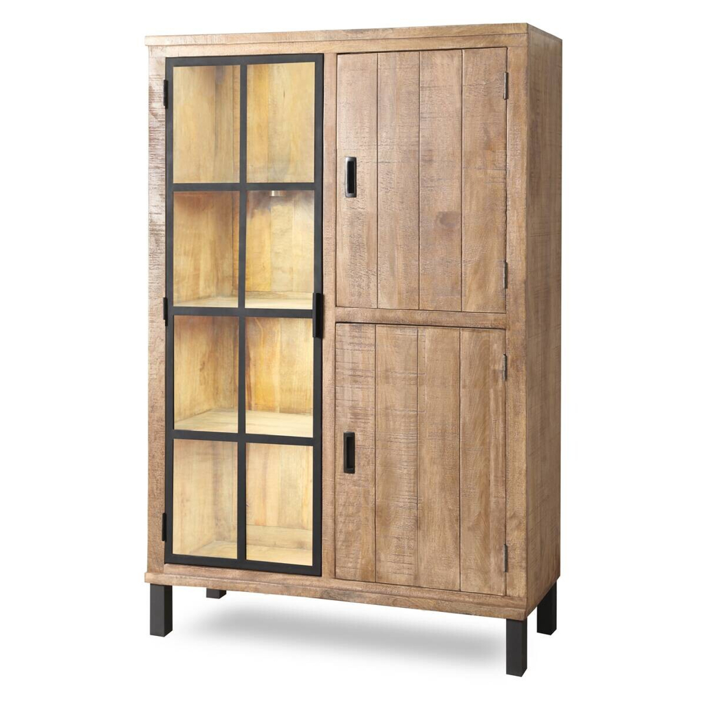 Highboard Kali latte Mango B/H/T: ca. 100x145x40 cm