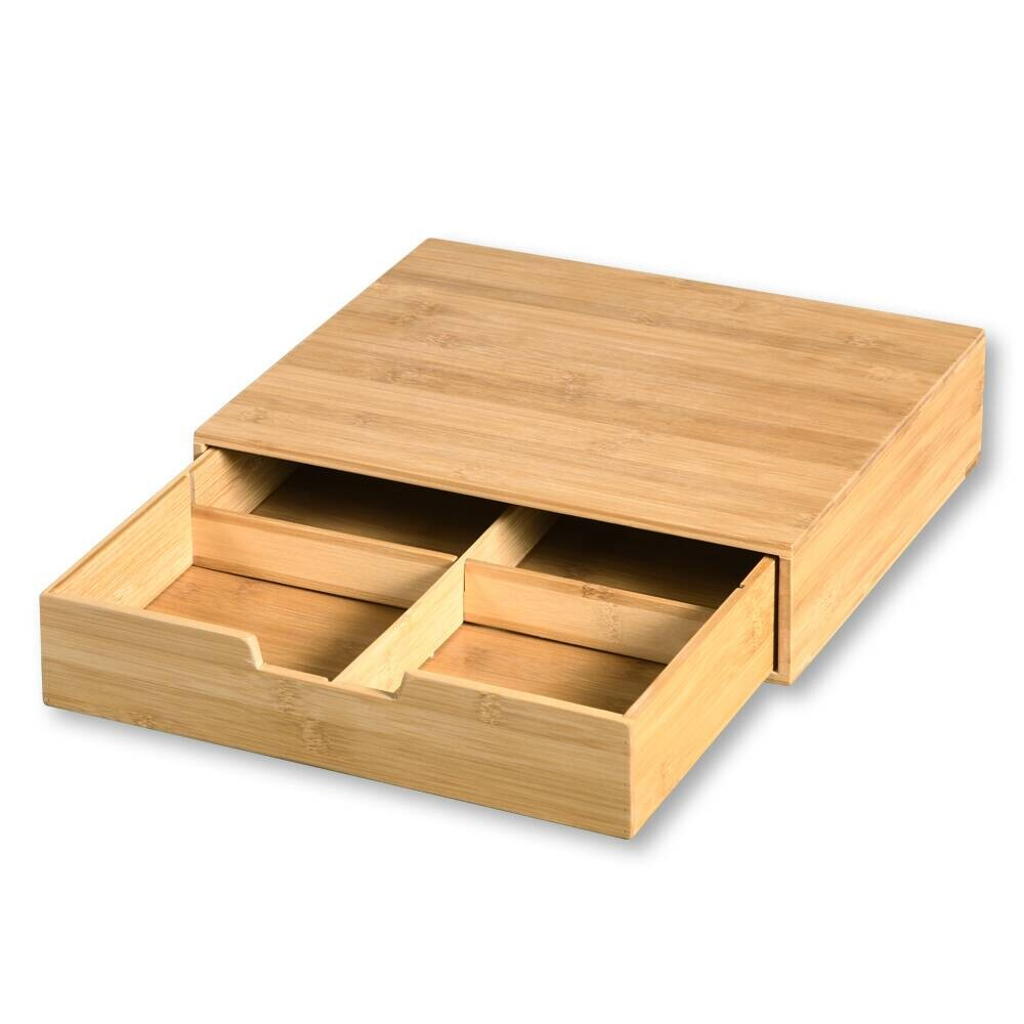 Kesper Vorratsbox mit Schublade natur B/H/L: ca. 31x34x8 cm