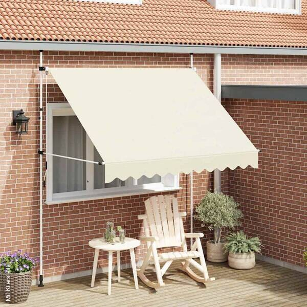 vidaXL Markise creme B/L: ca. 250x300 cm