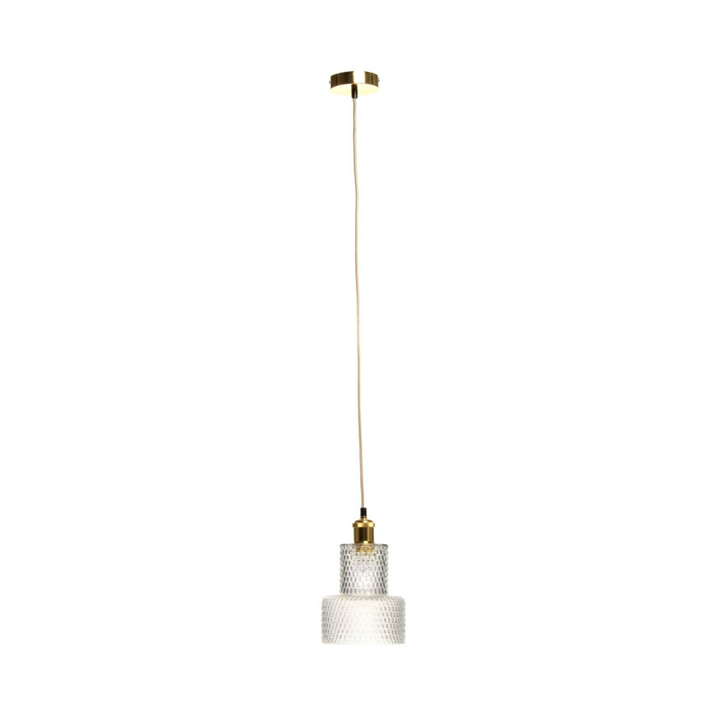 Kayoom Pendelleuchte Mona 125 transparent Glas H/D: ca. 27x17 cm E27 1 Brennstellen
