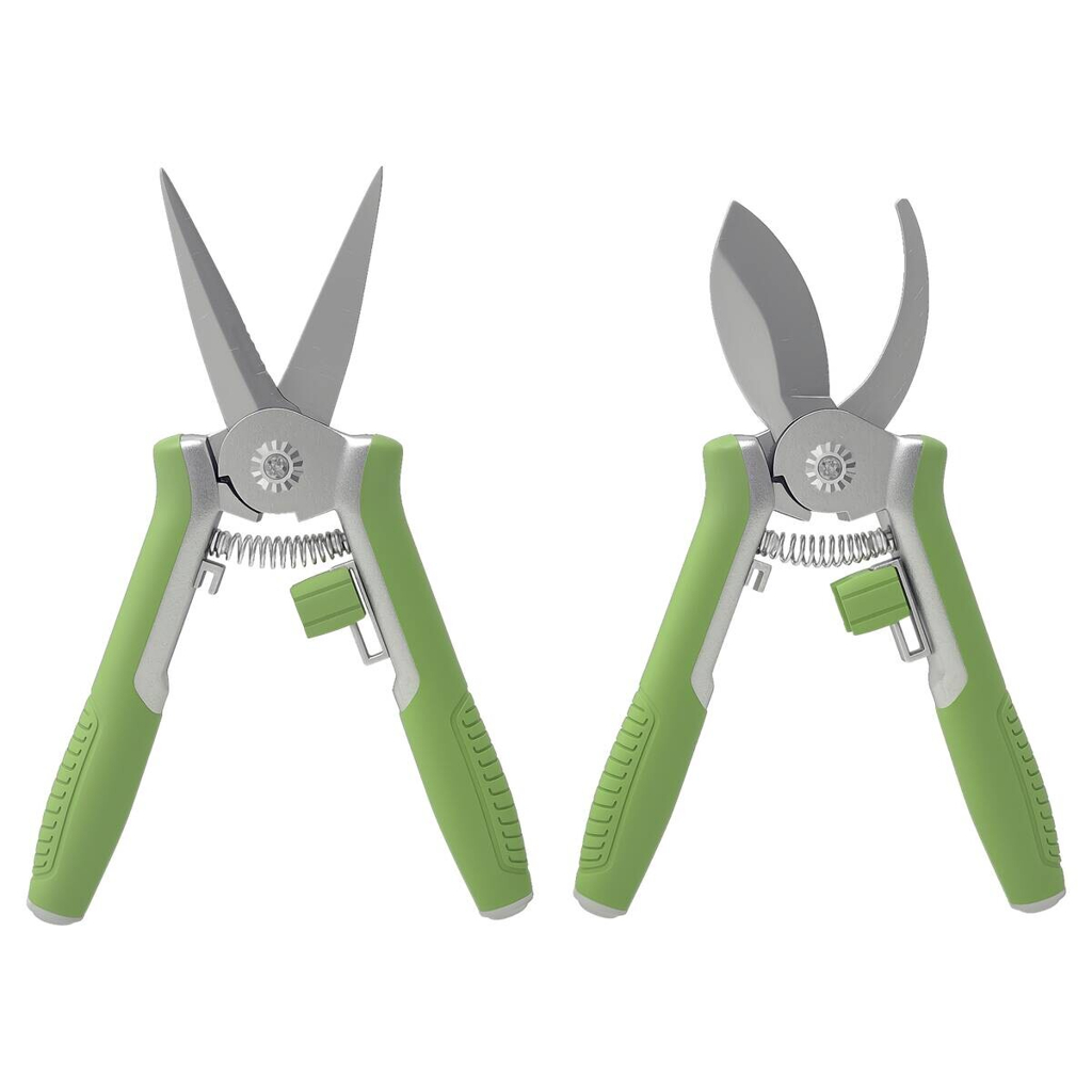 Outsunny Gartenwerkzeug Set grün Aluminium B/H/L: ca. 4,5x1,5x16,5 cm