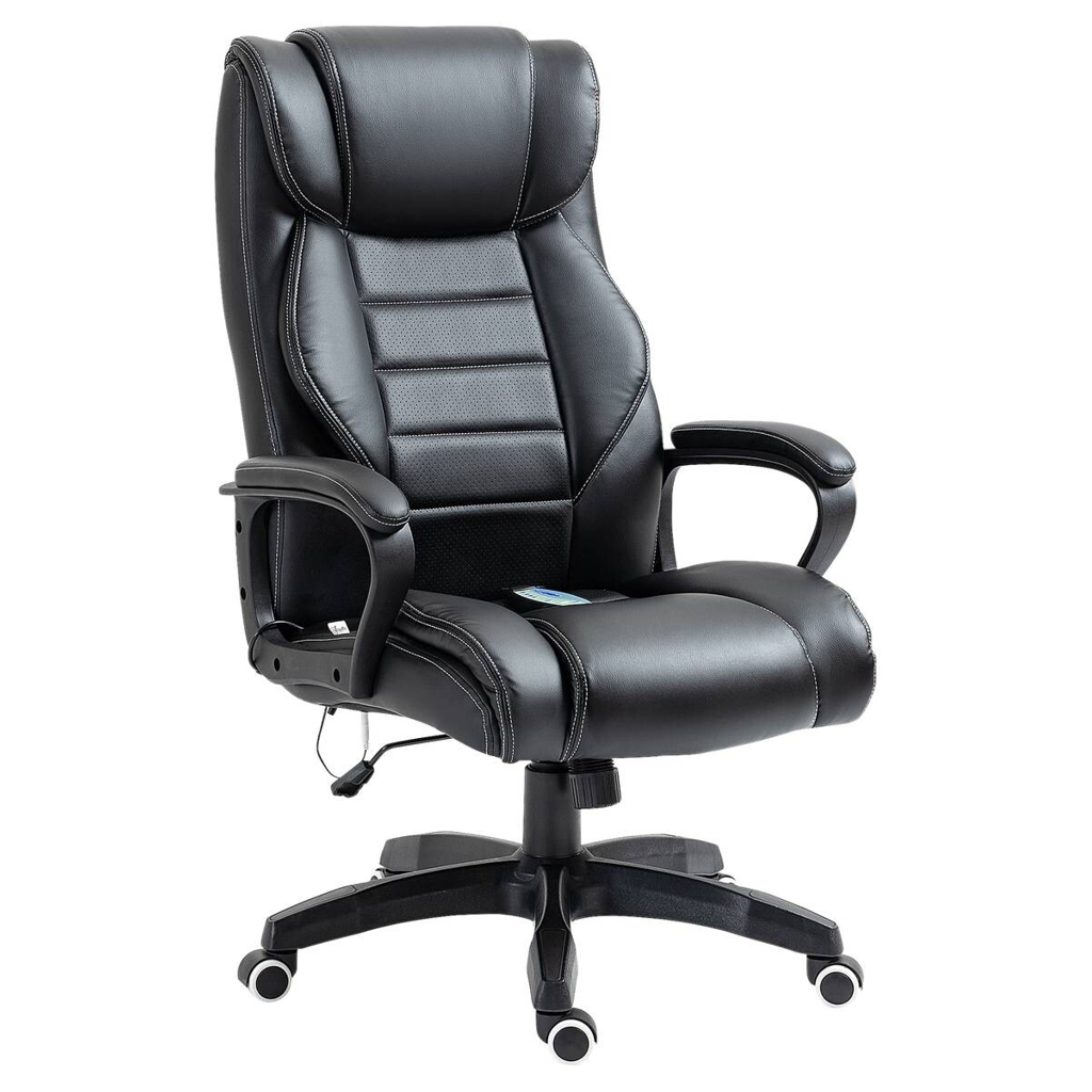 Chefsessel 921-321 schwarz Kunstleder Nylon Kunststoff