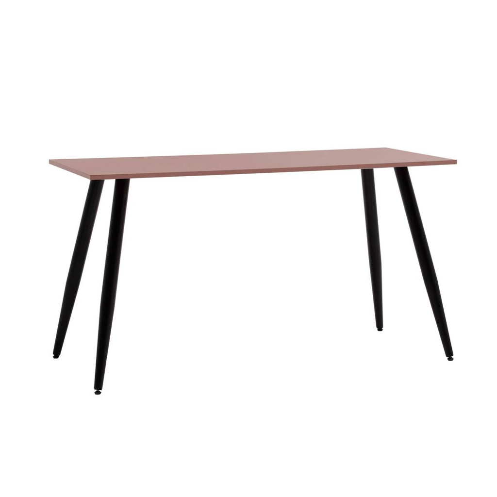 Schreibtisch Piazza mauve schwarz B/H/T: ca. 138x73,6x60 cm