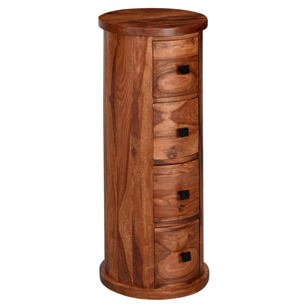 Sideboard natur schwarz B/H/T: ca. 35x85x35 cm