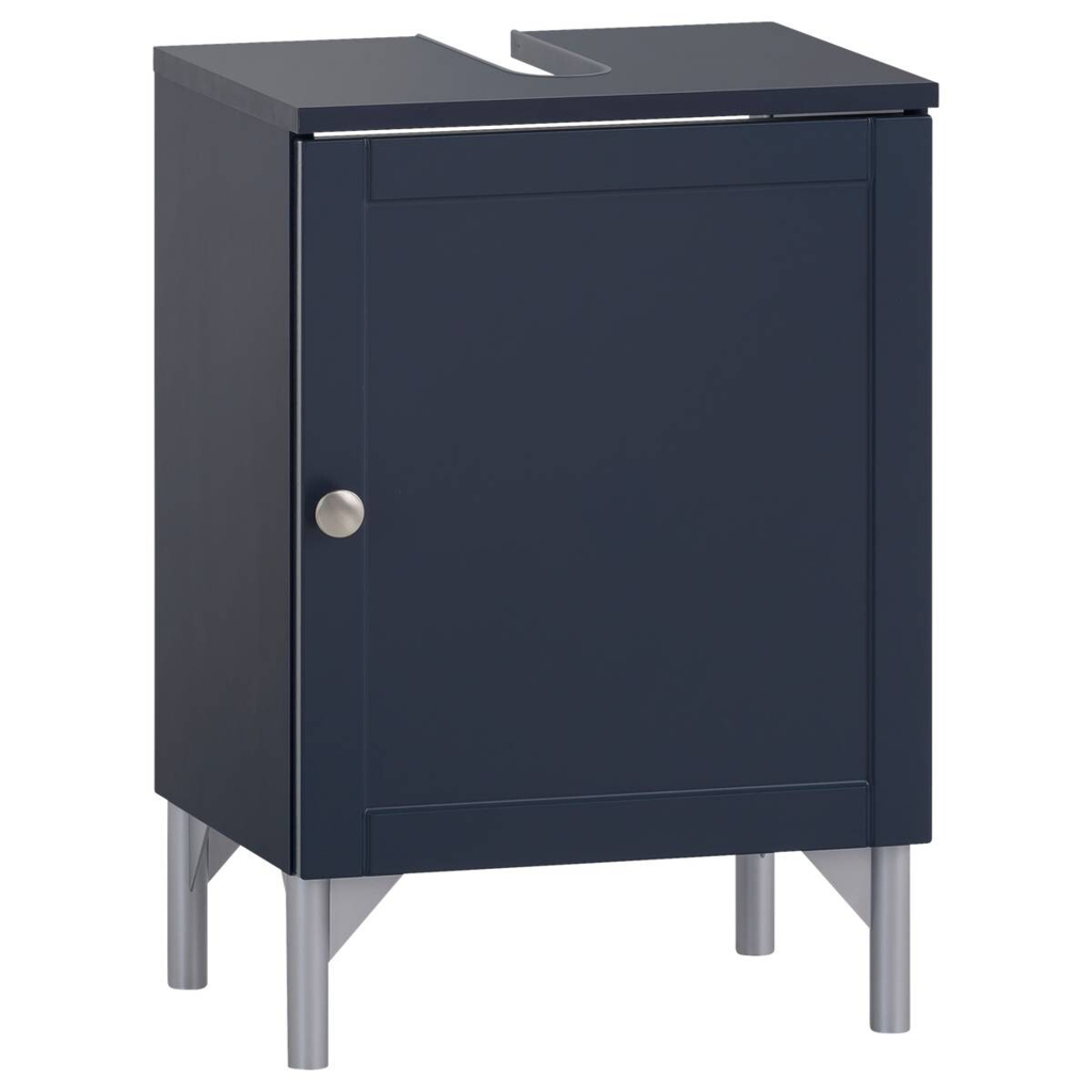 Waschbeckenunterschrank Jesper blau dunkel B/H/T: ca. 40,3x58,5x32 cm