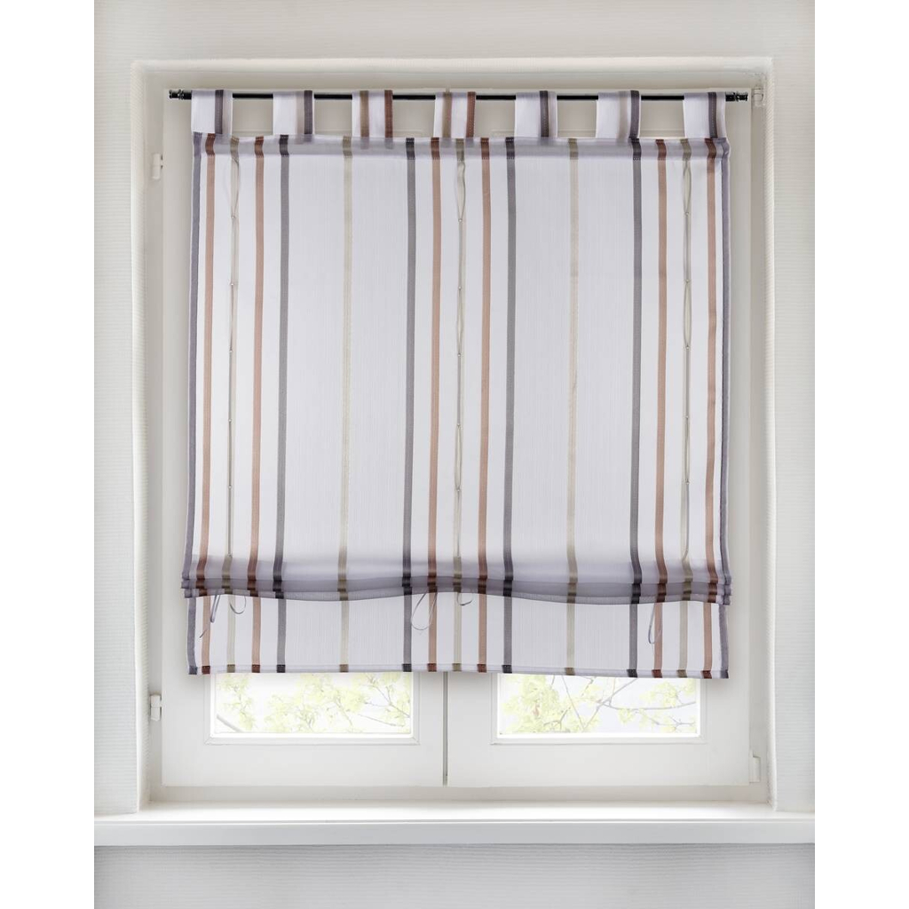 POCOline Bändchenrollo Nicole rosé B/L: ca. 80x135 cm