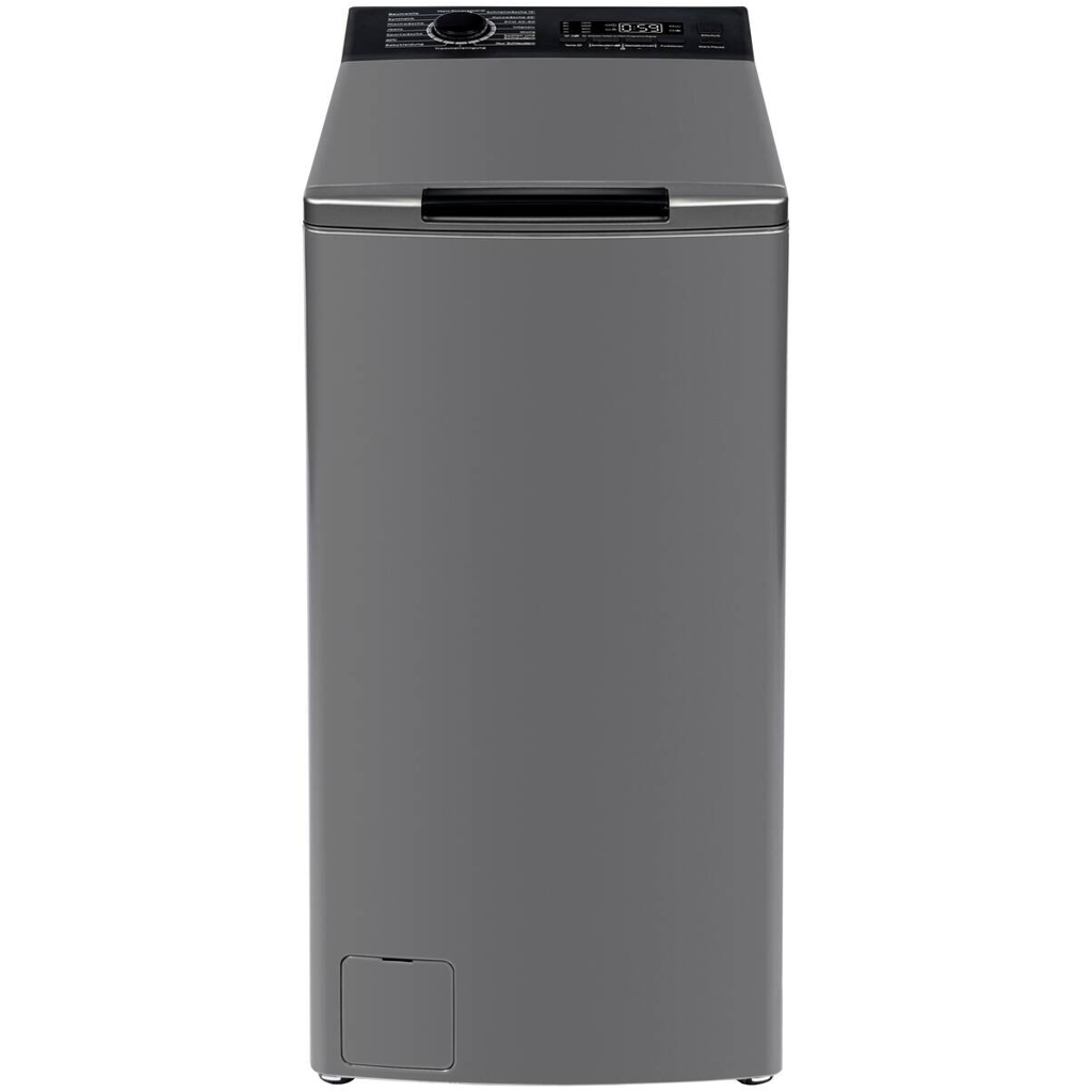 POCOline Toplader-Waschmaschine TLWV75ASI13 silber B/H/T: ca. 40x87,5x61 cm ca. 75 kg