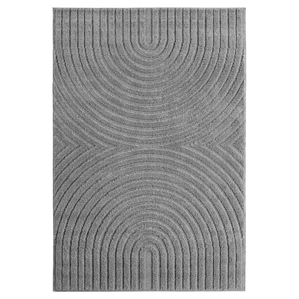 Ayyildiz Kurzflorteppich ART silber B/H/L: ca. 120x0,8x170 cm