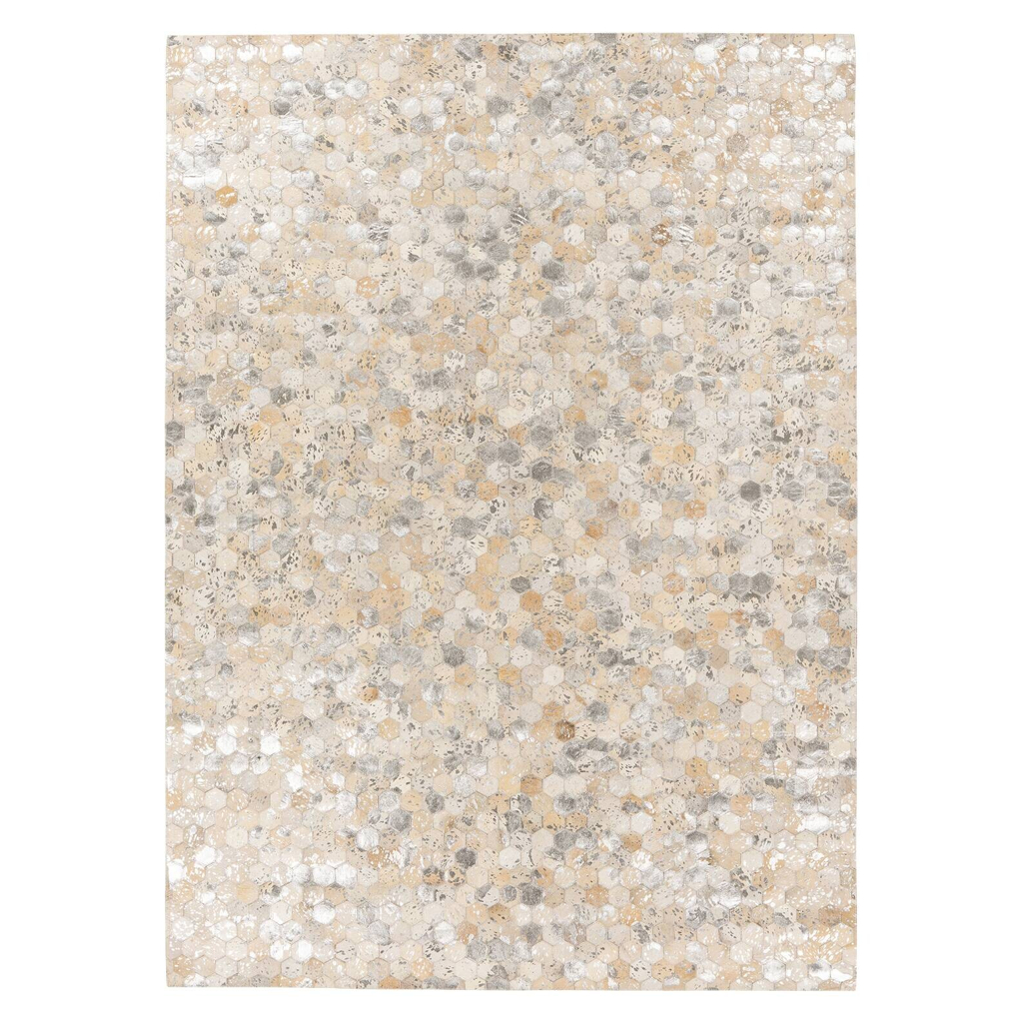 Padiro Flachflorteppich Lavin 1025 silber B/H/L: ca. 160x0,8x230 cm