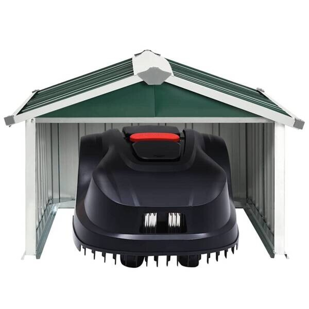 Rasenmäher-Garage grün B/H/L: ca. 97x63x92 cm