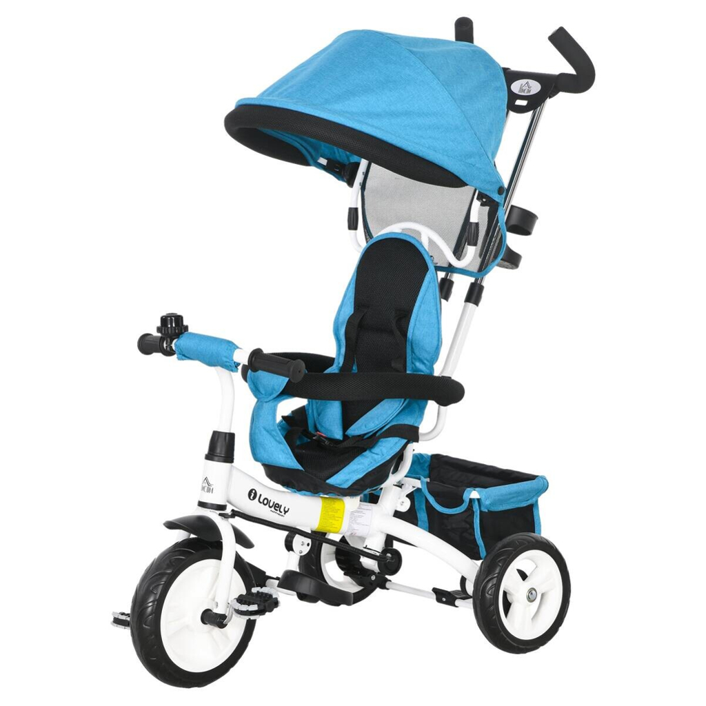 HOMCOM Kinderdreirad blau B/H/L: ca. 50x106x95 cm