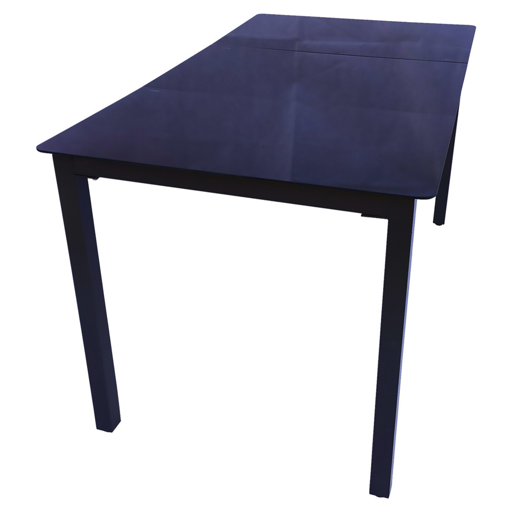 VCM Gartentisch anthrazit Alu B/H/L: ca. 80x73x140 cm