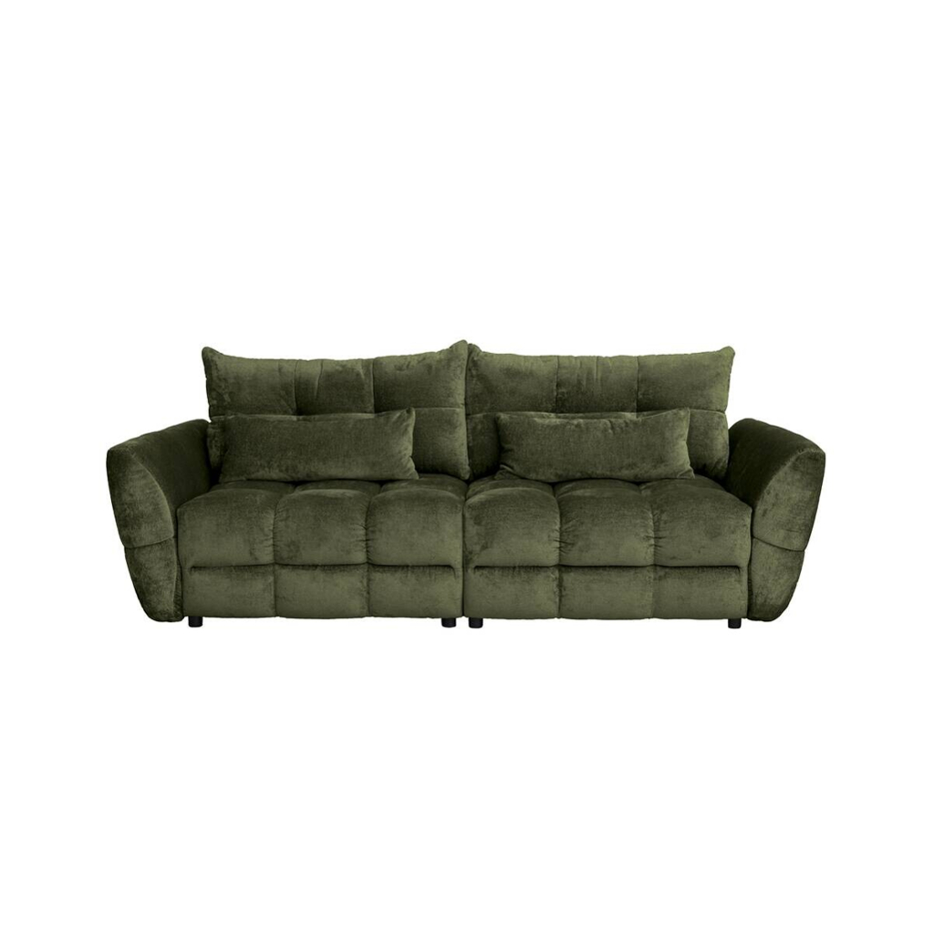 Big Sofa Moma olive Microfaser B/H/T: ca. 250x97x120 cm