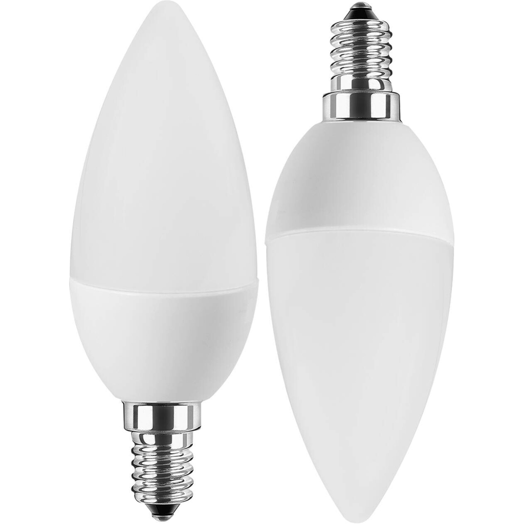 Blulaxa LED-Leuchtmittel Kerzenlampe 47989 2er Pack E14