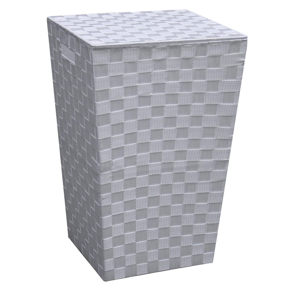 POCOline Wäschekorb weiß Nylon B/H/L: ca. 31,5x52x33 cm