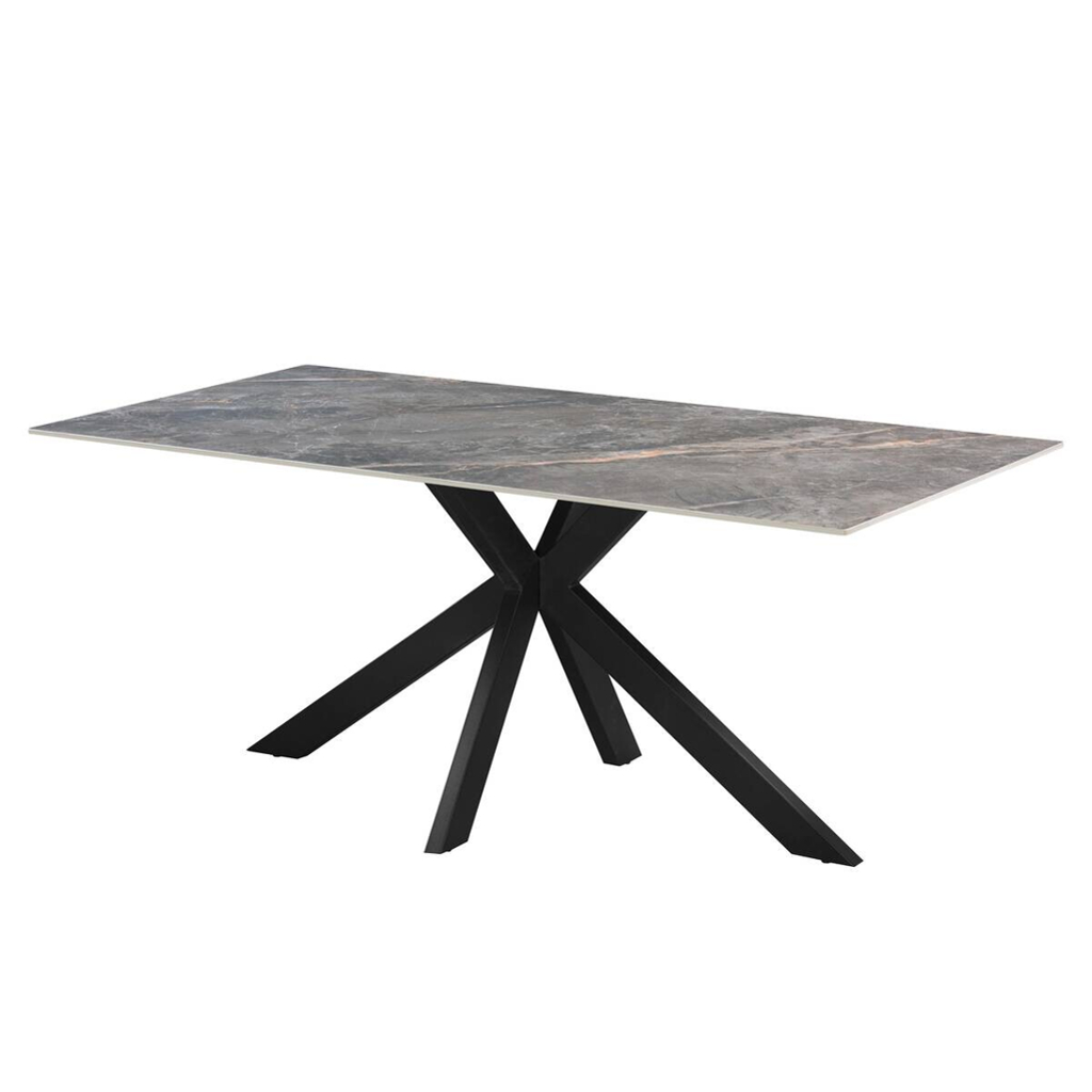 Esstisch Viktoria grau B/H/T: ca. 180x76x90 cm