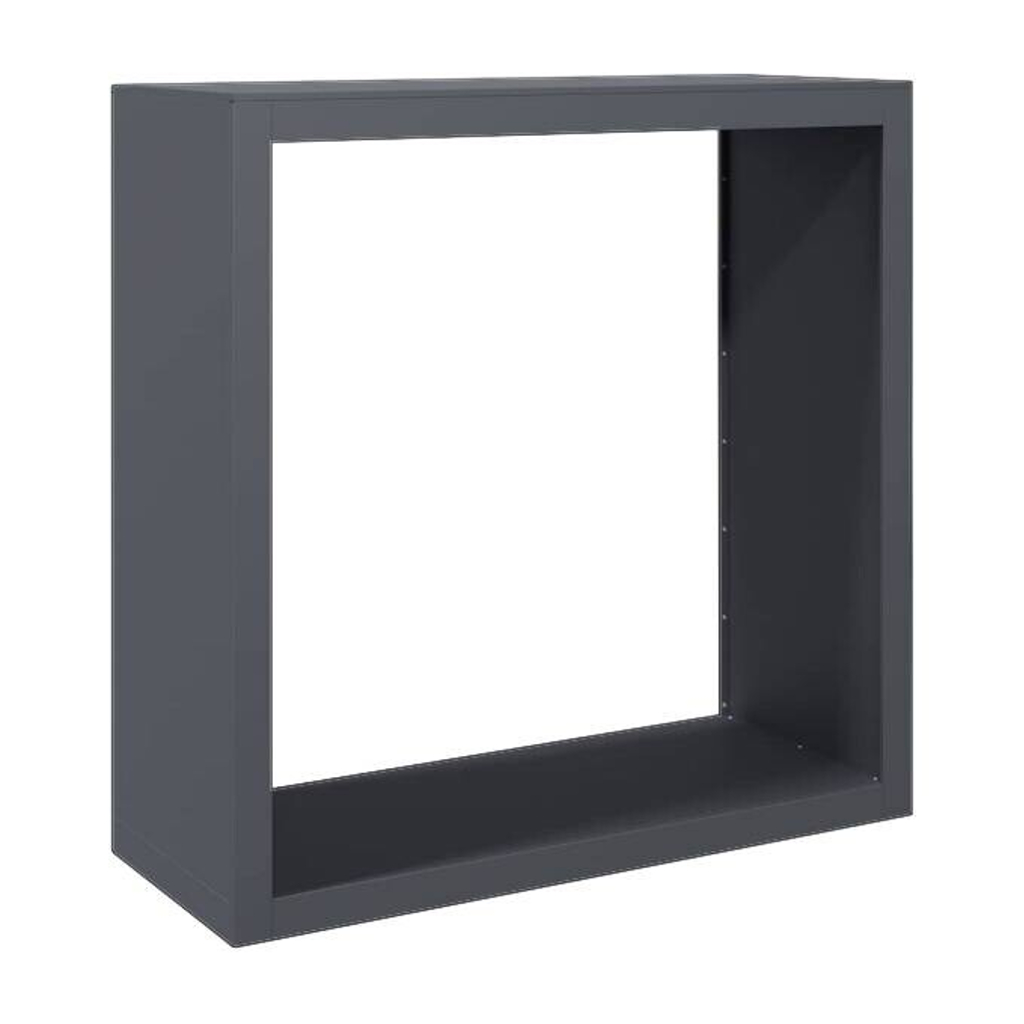 vidaXL Brennholzregal anthrazit B/H/L: ca. 40x100x100 cm