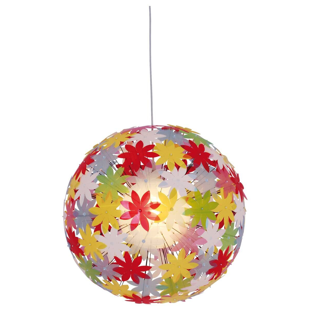 Näve Leuchten Pendelleuchte 7024861 multicolor Kunststoff Metall B/H/T: ca. 70x130x70 cm E27 1 Brennstellen