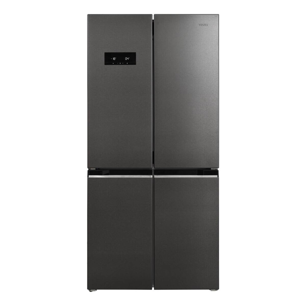 Vestel French-Door Kühl-/Gefrierkombination FD56021 EDX dark Inox B/H/T: ca. 84x179x69 cm