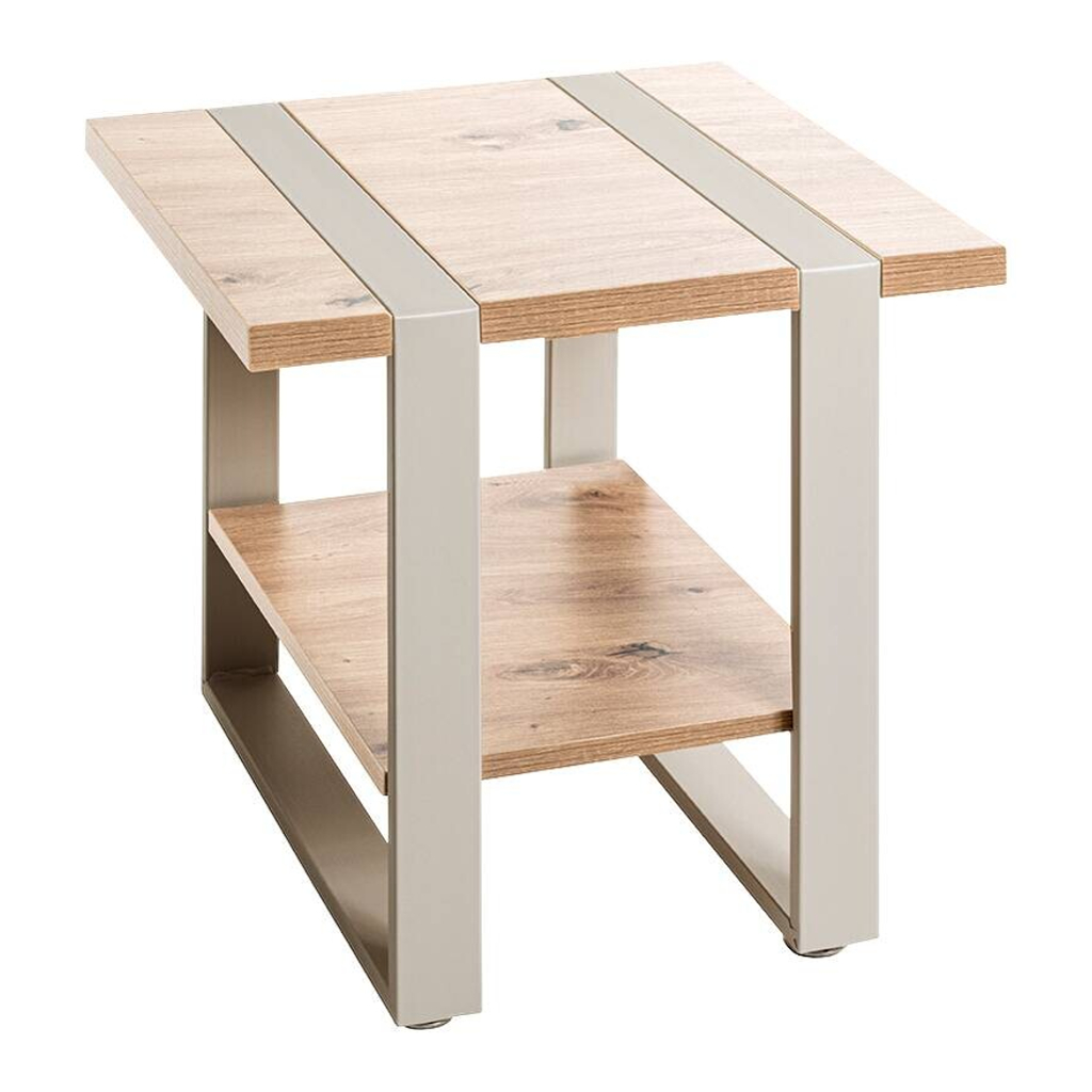 Beistelltisch Eiche hell Nachbildung Kaschmir B/H/T: ca. 45x45x45 cm