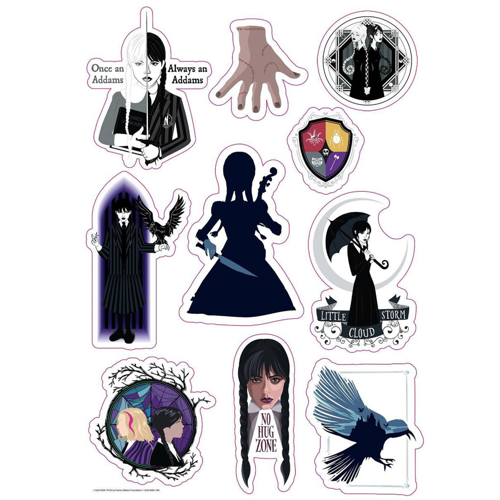 Wandsticker Wednesday B/L: ca. 50x70 cm