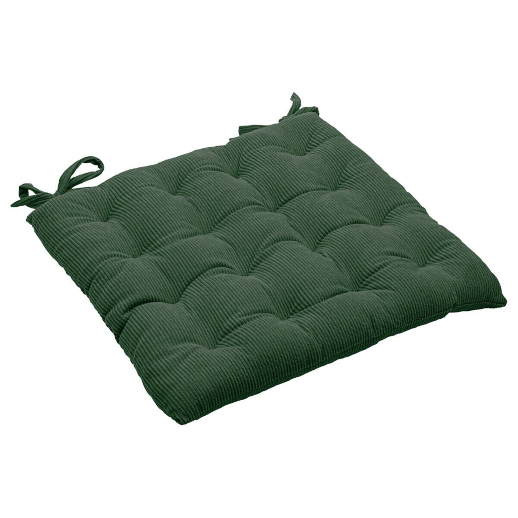 Sitzkissen grün Polyester B/L/S: ca. 40x40x5 cm