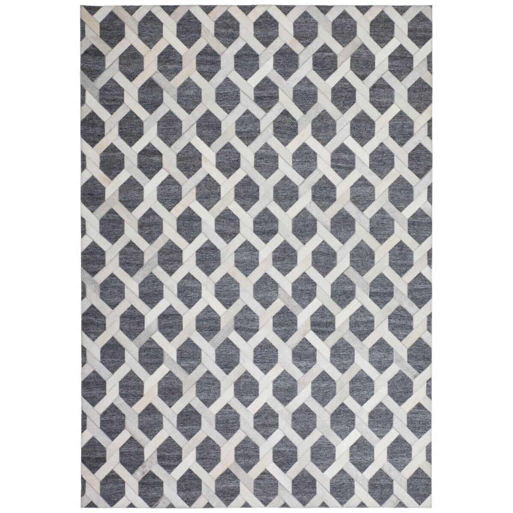 Kayoom Kurzflorteppich Chimera 125 grau B/L: ca. 80x150 cm