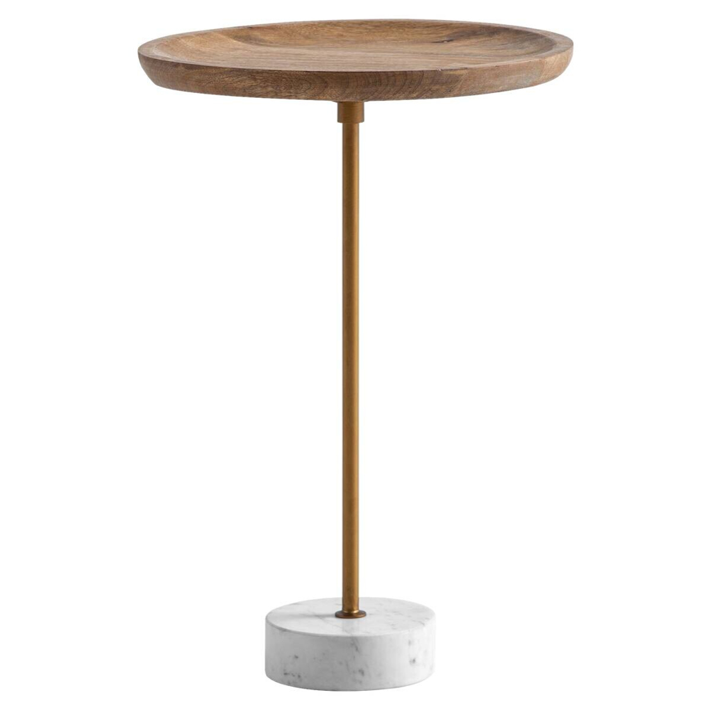 Beistelltisch Mango Marmor B/H/T: ca. 40x55x40 cm