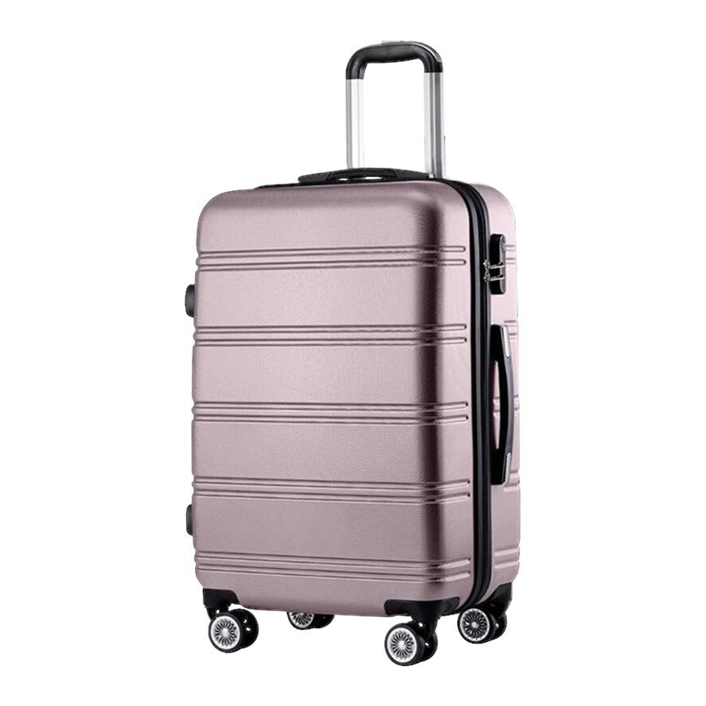Hartschalenkoffer roségold Kunststoff B/H/L: ca. 37x57x23 cm