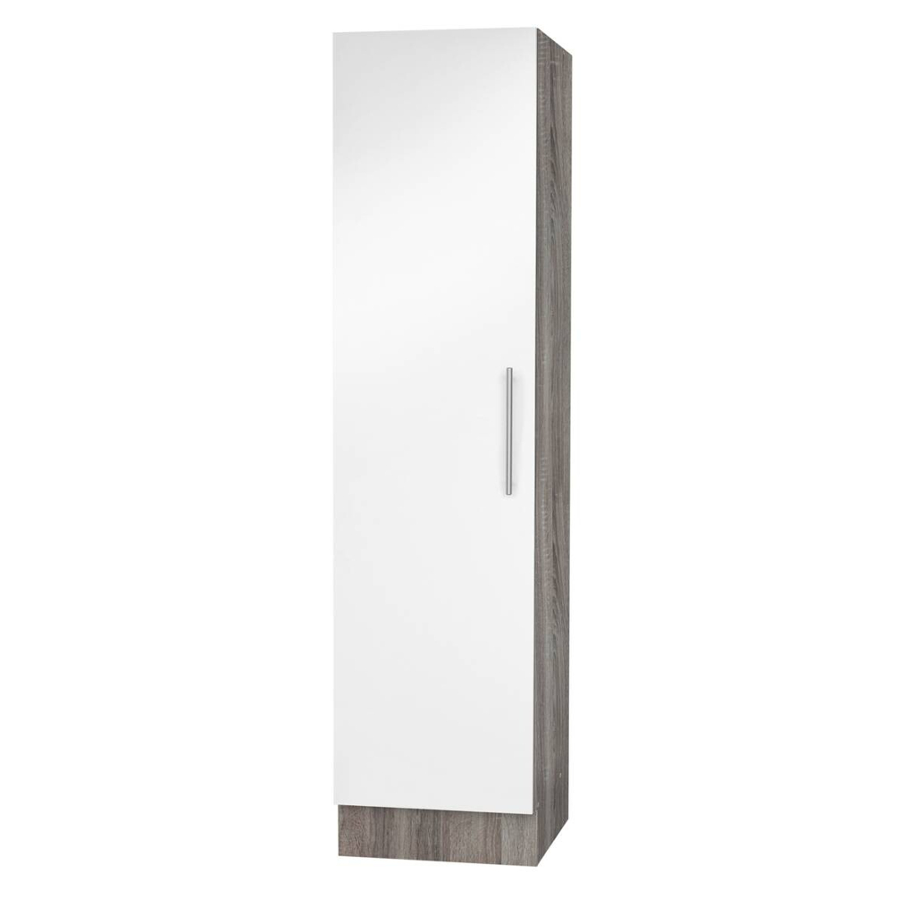 Seitenschrank weiß Hochglanz B/H/T: ca. 50x212x57 cm