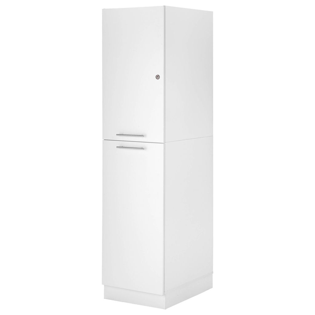 Respekta Hochschrank Clara weiß matt B/H/T: ca. 50x200x67,6 cm