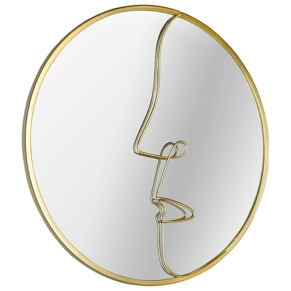 Dekospiegel Gerda gold Optik D: ca. 30 cm