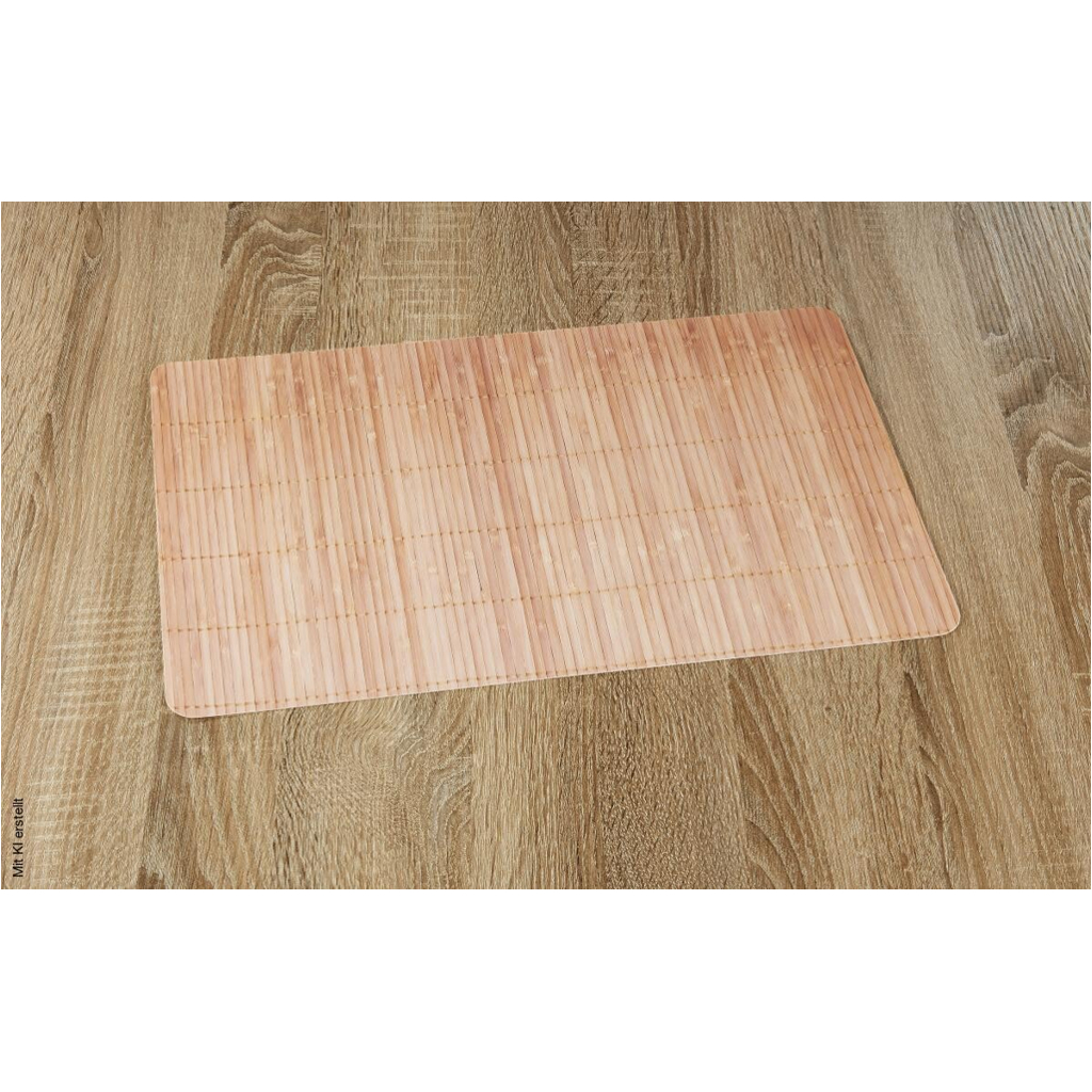 Platzmatte braun Kunststoff B/L: ca. 28x44 cm