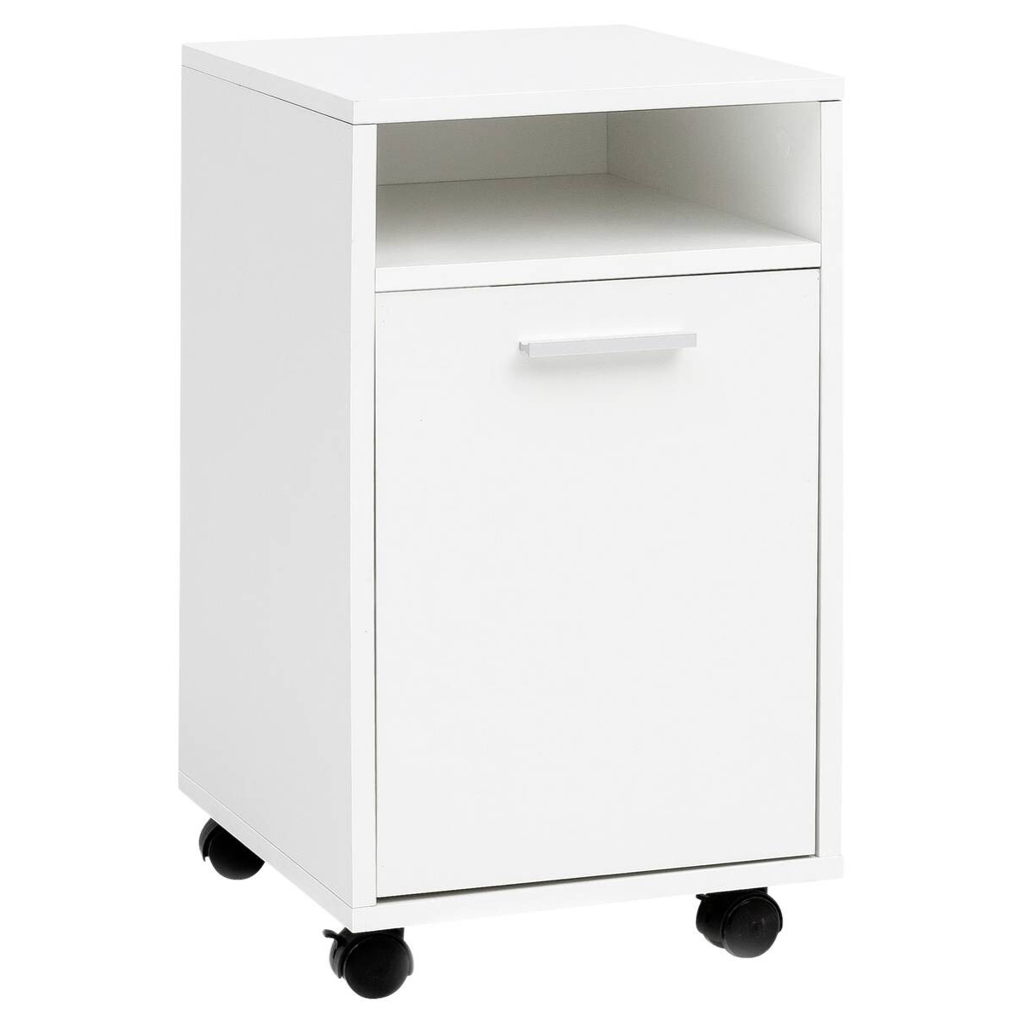 Rollcontainer weiß Spanplatte B/H/T: ca. 33x60x38 cm