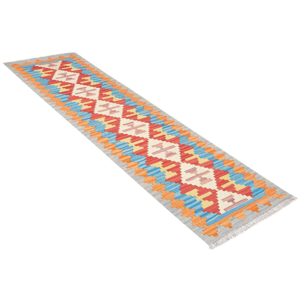 PersaTepp Teppich Kelim Gashgai bunt B/H/L: ca. 59x1x189 cm