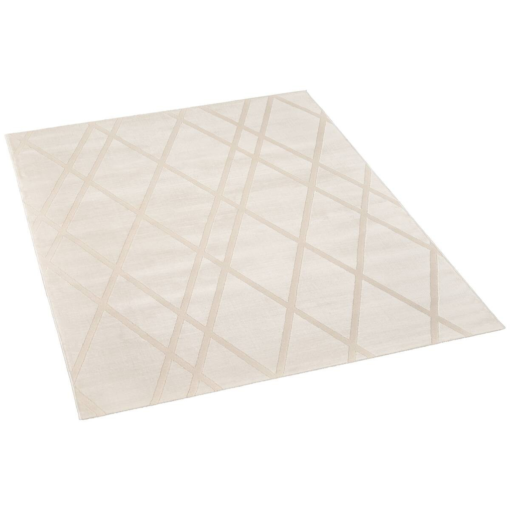 Webteppich Lucy creme B/L: ca. 120x160 cm