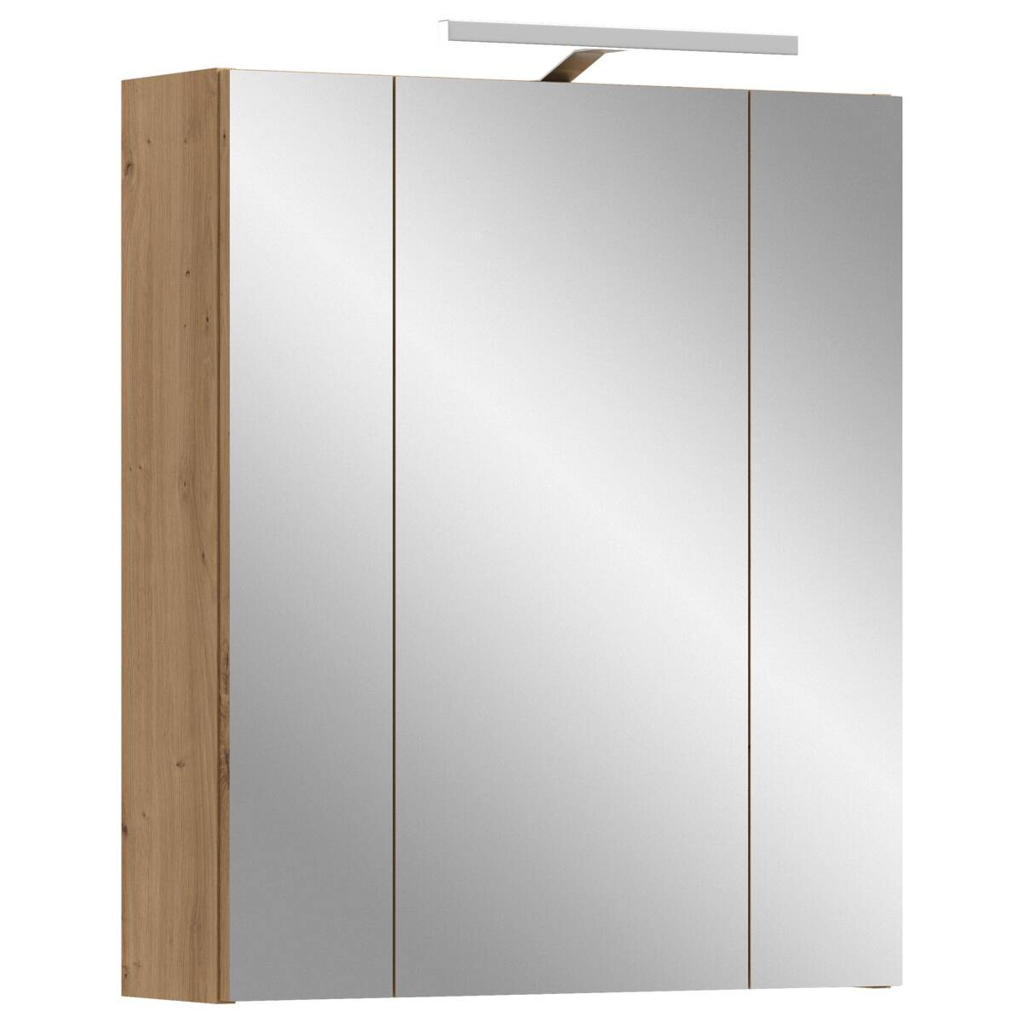Spiegelschrank Ice Artisan Oak Nachbildung B/H/T: ca. 60x70x18 cm