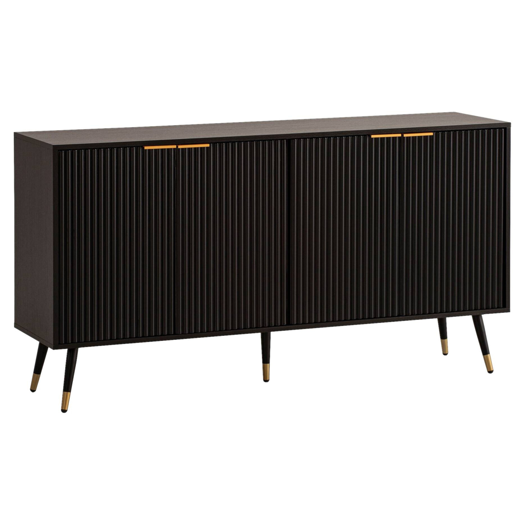Sideboard schwarz B/H/T: ca. 150x81x39 cm