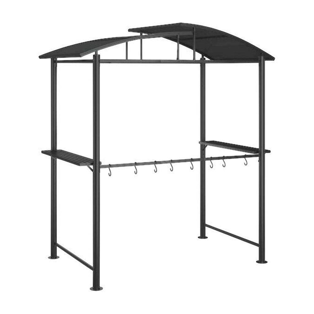 vidaXL Pavillon anthrazit Stahl B/H/T/L: ca. 114x230x114x210 cm