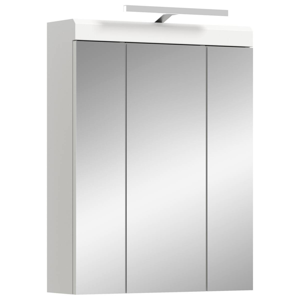 Spiegelschrank Scout weiß weiß Hochglanz B/H/T: ca. 60x79x37 cm