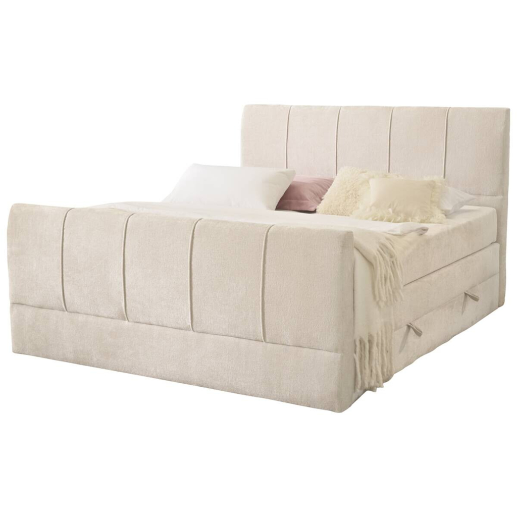 Boxspringbett Harmony creme Liegefläche B/L: ca. 180x200 cm