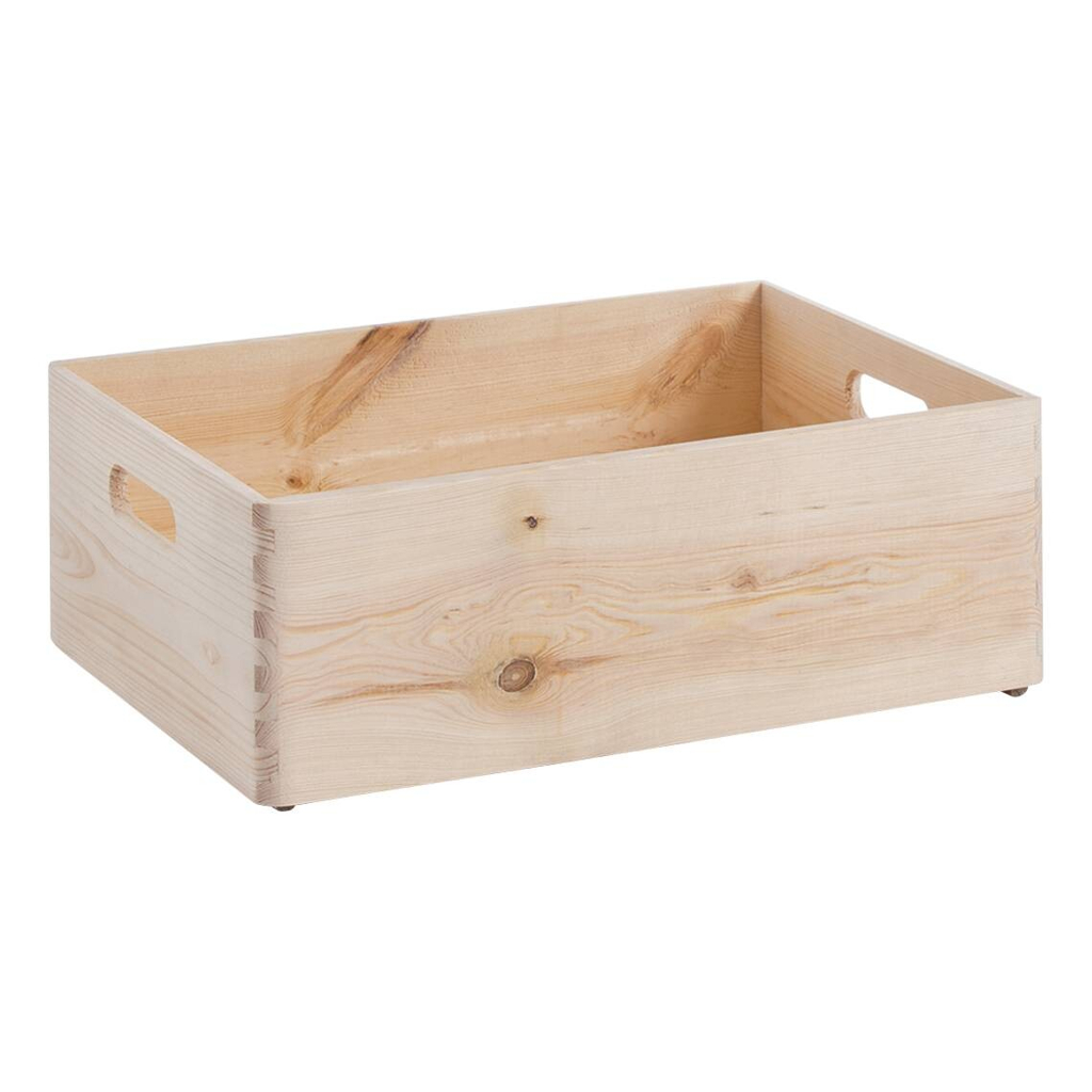 Zeller Allzweckkiste natur Kiefer B/H/L: ca. 40x15x30 cm